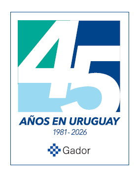 Gador 45 años en Uruguay